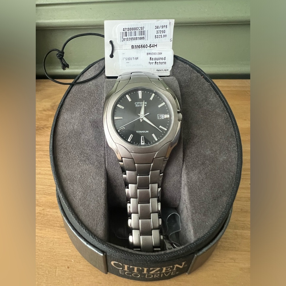 Citizen Men’s Titanium Eco-Drive